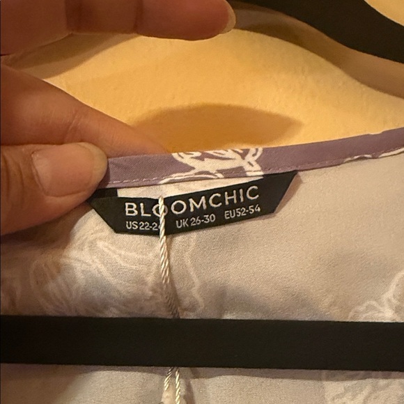 BloomChic Lavender Floral Midi Dress - Picture 4 of 7